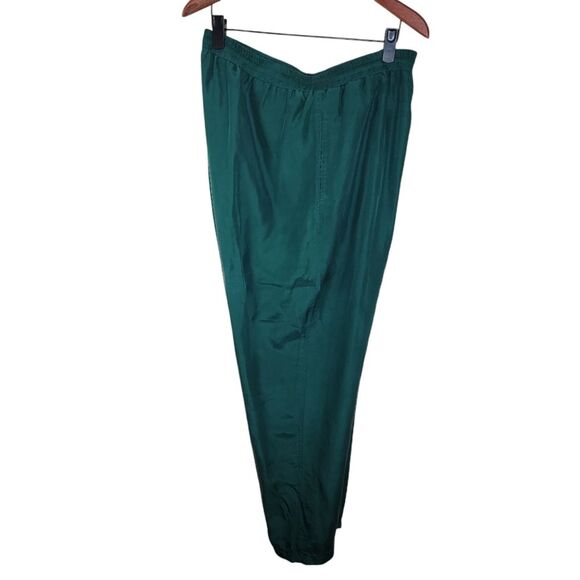 Rhoda Lynne Plus Silk 90s quilted & beaded bomber jacket set suit size 2xl - Picture 3 of 10